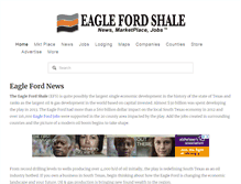 Tablet Screenshot of eaglefordshale.com